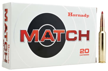 Hornady Match .300 PRC 225 Grain Extremely Low Drag Match Centerfire Rifle Ammunition, 20, SBT