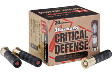 Image of Hornady Triple Defense, .410 Gauge, 2 1/2 in, Centerfire Shotgun Slugs Ammo, 20 Rounds, 86238