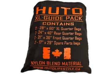 Huto Lifestyle Huto Guide Pack Game Bag Set XL, 8 Bags, Orange, GM-BG-GUIDESET-XL
