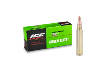 ICC Ammo Green Elite .223 REM 55 Grain Frangible JOTM Brass Rifle Ammunition