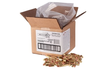 Independence Ammo 9mm Luger 115 Grain Full Metal Jacket Brass Cased Centerfire Pistol Ammunition, 1000, FMJ