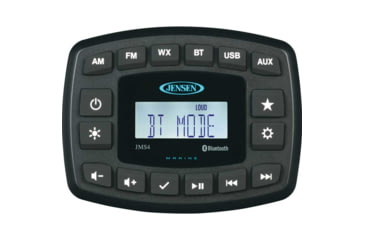Image of Jensen Compact Bluetooth Am/Fm/Usb/Wb Waterproof Stereo, Black, 4in, JMS4RTL