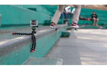 Image of JOBY GorillaPod Action Tripod with Mount for GoPro, Black/Red JB01300