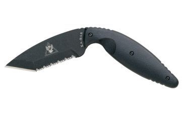 Ka Bar Knives Large Tdi Law Enforcement Fixed Tanto Knife 7 56in Ka Bar Knives Kb1485 Serrated Large Tdi Zytel Handle Tanto Point Plastic Sheath