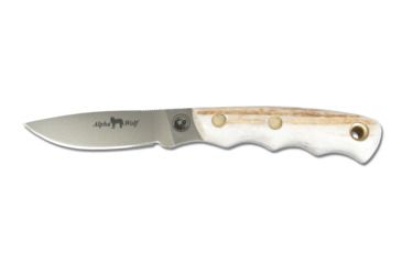 Image of Knives of Alaska Alpha Wolf S30V Stag Handle Knife, Natural, 00346FG