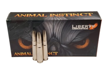 Liberty Ammunition Animal Instinct .300 AAC Blackout 96 grain Hollow Point Centerfire Rifle Ammunition, 20, HP