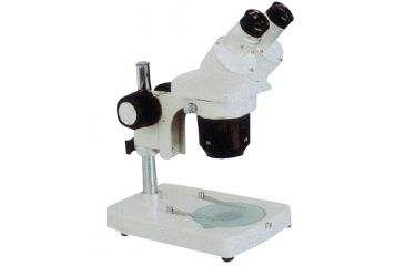 Image of LW Scientific DM Stereo Microscope with 10x/30x Magnification on Pole stand, CREAM DMM-S13N-PL77