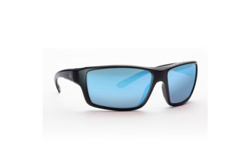 Image of Magpul Industries Summit Sunglasses w/Polycarbonate Lens, Matte Black Frame, Rose Lens w/ Blue Lens Mirror,  250-028-021