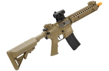 Image of Matrix Sportsline M4 RIS Airsoft AEG Rifle w/G2 Micro-Switch Gearbox, RIS 9in, Dark Earth, Large, ST-AEG-269-DE