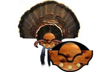 Turkey Mount Model: Thunder Bird KNOTTY PINE Turkey Fan Plaque MOUNTING KIT