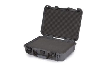 Image of Nanuk 910 Protective Hard Case, 14.3in, Waterproof, w/ Foam, Graphite, 910S-010GP-0A0