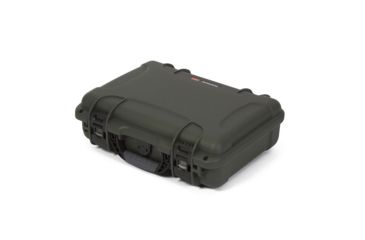 Image of Nanuk 910 Protective Hard Case, 14.3in, Waterproof, w/ Foam, Olive, 910S-010OL-0A0