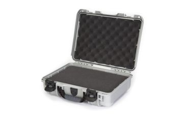 Image of Nanuk 910 Protective Hard Case, 14.3in, Waterproof, w/ Foam, Silver, 910S-010SV-0A0