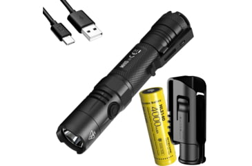 Nitecore MH10 v2 CREE XP-L2 V6 USB-C Rechargeable Flashlight, 21700, White, 1200 Lumens, Black, 6952506405978