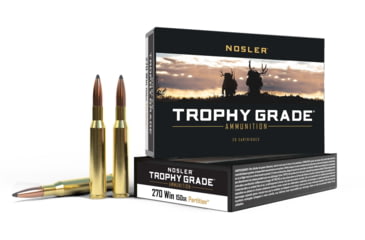Image of Nosler .270 Winchester, Partition , 150 grain, Brass Cased, 20 Rounds, 61235