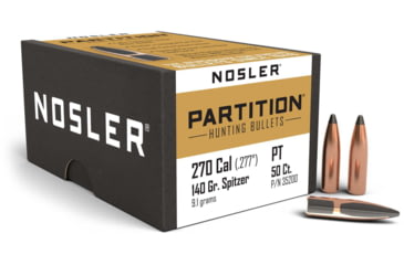 Image of Nosler Partition Rifle Bullet .270 Caliber 140gr, 50ct, 35200