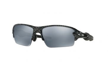 Image of Oakley A FLAK 2.0 OO9271 Sunglasses 927106-61 - Carbon Fiber Frame, Slate Iridium Lenses