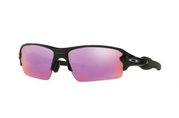 Image of Oakley A FLAK 2.0 OO9271 Sunglasses 927109-61 - Polished Black Frame, Prizm Golf Lenses
