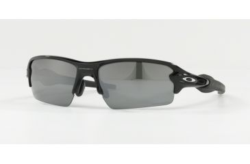 Image of Oakley A Flak 2.0 OO9271 Sunglasses 927126-61 - Polished Black Frame, Prizm Black Polarized Lenses