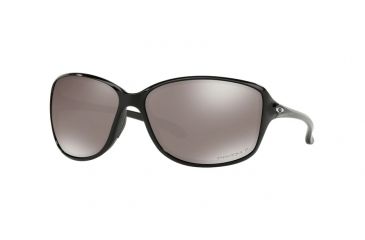 Image of Oakley COHORT OO9301 Sunglasses 930108-61 - Polished Black Frame, Prizm Black Polarized Lenses