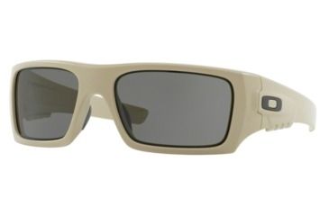 Image of Oakley DET CORD OO9253 Sunglasses 925316-61 - Desert Tan Frame, Grey Lenses