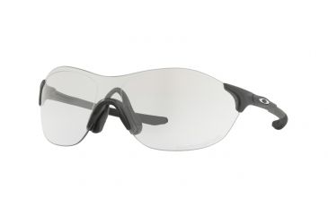 Image of Oakley EVZERO SWIFT A OO9410 Sunglasses 941006-38 - Steel Frame, Clear Black Photochromic Lenses