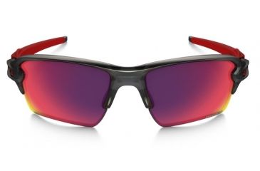 Image of Oakley Flak 2.0 XL Sunglasses Matte Grey Smoke Frame, Prizm Road Lens-OO9188-04
