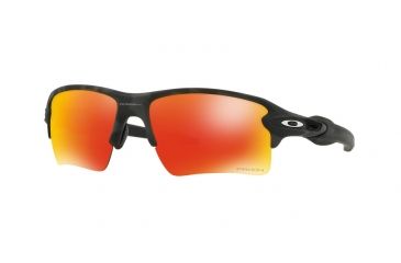 Image of Oakley Flak 2.0 XL Sunglasses 918886-59 - Black/Camo Frame, Prizm Ruby Lenses