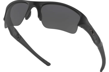 Image of Oakley Flak Jacket XLJ Sunglasses w/ Interchangeable Lenses 11-004-63 - Matte Black Frame, Grey Lenses
