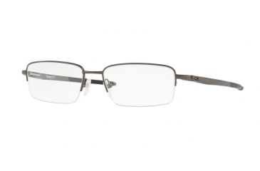 Image of Oakley GAUGE 5.1 OX5125 Eyeglass Frames 512502-52 - Pewter Frame, Clear Lenses