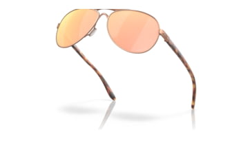 Image of Oakley OO4079 Feedback Sunglasses - Womens, Satin Rose Gold Frame, Prizm Rose Gold Lens, 59, OO4079-407944-59