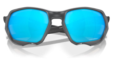 Image of Oakley OO9019A Plazma A Sunglasses - Mens, Matte Carbon Frame, Prizm Sapphire Lens, Asian Fit, 59, OO9019A-901905-59