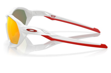 Image of Oakley OO9019A Plazma A Sunglasses - Mens, Polished White Frame, Prizm Ruby Lens, Asian Fit, 59, OO9019A-901906-59