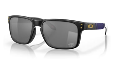 Image of Oakley OO9102 Holbrook Sunglasses - Men's, BAL Matte Black Frame, Prizm Black Lens, 55, OO9102-9102Q4-55