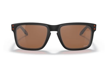 Image of Oakley OO9102 Holbrook Sunglasses - Mens, CLE Matte Black Frame, Prizm Tungsten Lens, 55, OO9102-9102Q9-55