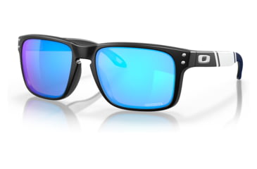 Image of Oakley OO9102 Holbrook Sunglasses - Mens, DAL Lens Etch Frame, Prizm Sapphire Lens, 55, OO9102-9102R0-55