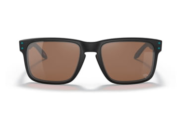 Image of Oakley OO9102 Holbrook Sunglasses - Mens, JAX Matte Black Frame, Prizm Tungsten Lens, 55, OO9102-9102R6-55