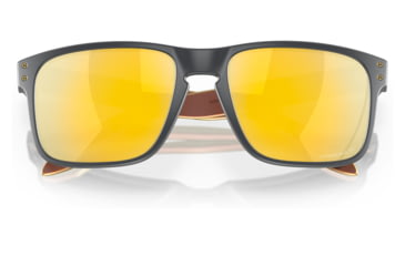 Image of Oakley OO9102 Holbrook Sunglasses - Men's, Matte Carbon Frame, Prizm 24K Polarized Lens, 55, OO9102-9102W4-55