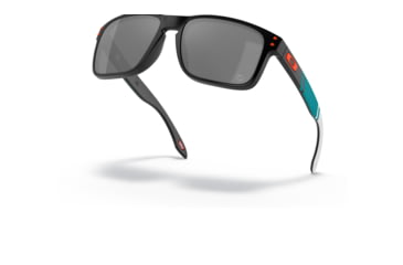 Image of Oakley OO9102 Holbrook Sunglasses - Mens, MIA Matte Black Frame, Prizm Black Lens, 55, OO9102-9102S1-55