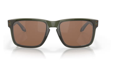 Image of Oakley OO9102 Holbrook Sunglasses - Mens, Olive Ink Frame, Prizm Tungsten Polarized Lens, 55, OO9102-9102W8-55
