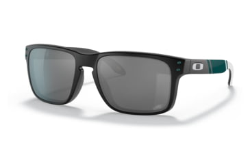 Image of Oakley OO9102 Holbrook Sunglasses - Men's, PHI Matte Black Frame, Prizm Black Lens, 55, OO9102-9102S7-55