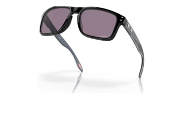 Image of Oakley OO9102 Holbrook Sunglasses - Men's, Polished Black Frame, Prizm Grey Lens, 55, OO9102-9102U6-55