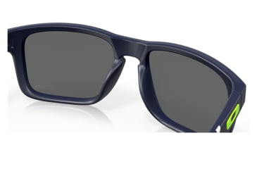 Image of Oakley OO9102 Holbrook Sunglasses - Mens, SEA Matte Navy Frame, Prizm Black Lens, 55, OO9102-9102S9-55