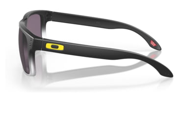 Image of Oakley OO9102 Holbrook Sunglasses - Mens, TDF Matte Black Fade Frame, Prizm Grey Lens, 55, OO9102-9102W1-55