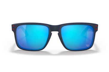 Image of Oakley OO9102 Holbrook Sunglasses - Men's, TEN Matte Navy Frame, Prizm Sapphire Lens, 55, OO9102-9102T2-55