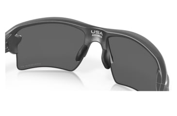 Image of Oakley OO9188 Flak 2.0 XL Sunglasses - Mens, Steel Frame, Prizm Black Polarized Lens, 59, OO9188-9188F8-59