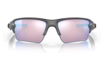 Image of Oakley OO9188 Flak 2.0 XL Sunglasses - Mens, Steel Frame, Prizm Snow Sapphire Lens, 59, OO9188-9188G8-59