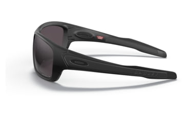 Image of Oakley OO9263 Turbine Sunglasses - Mens, Matte Black Frame, Prizm Grey Polarized Lens, 63, OO9263-926362-63