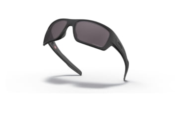 Image of Oakley OO9263 Turbine Sunglasses - Men's, Matte Black Frame, Prizm Grey Polarized Lens, 63, OO9263-926362-63