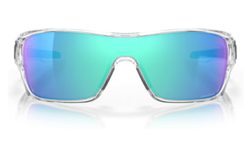 Image of Oakley OO9307 Turbine Rotor Sunglasses - Men's, Polished Clear Frame, Prizm Sapphire Lens, 32, OO9307-930729-32